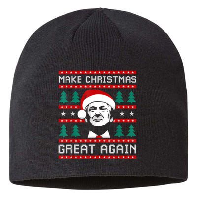 Make Christmas Great Again Trump Sustainable Beanie