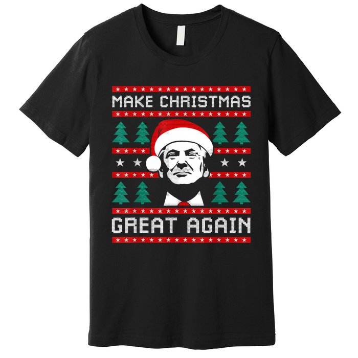 Make Christmas Great Again Trump Premium T-Shirt