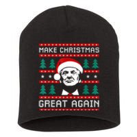 Make Christmas Great Again Trump Short Acrylic Beanie