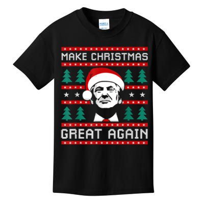 Make Christmas Great Again Trump Kids T-Shirt