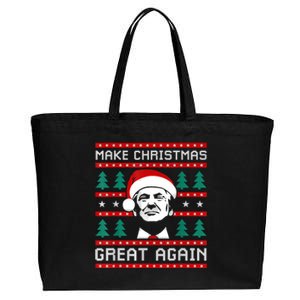 Make Christmas Great Again Trump Cotton Canvas Jumbo Tote