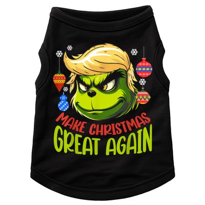Make Christmas Great Again Donald Trump Xmas Funny Gift Doggie Tank