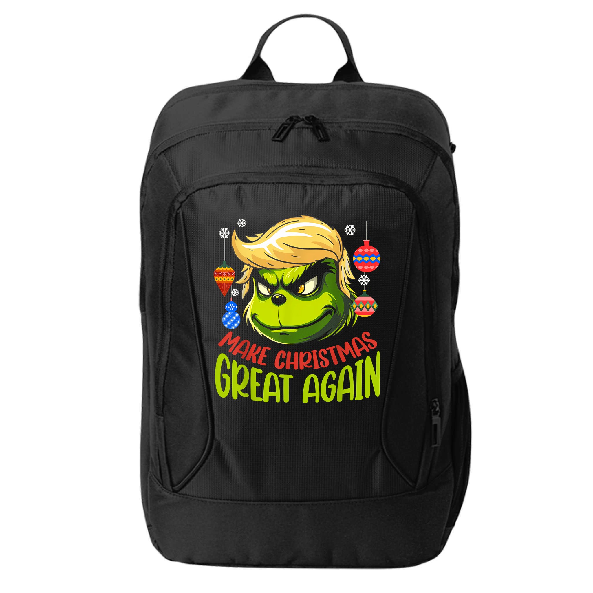 Make Christmas Great Again Donald Trump Xmas Funny Gift City Backpack