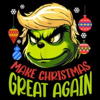 Make Christmas Great Again Donald Trump Xmas Funny Gift Drawstring Bag