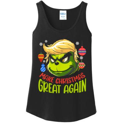 Make Christmas Great Again Donald Trump Xmas Funny Gift Ladies Essential Tank