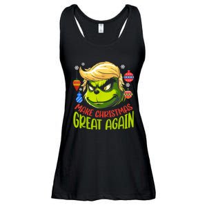 Make Christmas Great Again Donald Trump Xmas Funny Gift Ladies Essential Flowy Tank