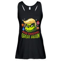 Make Christmas Great Again Donald Trump Xmas Funny Gift Ladies Essential Flowy Tank