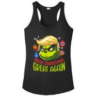 Make Christmas Great Again Donald Trump Xmas Funny Gift Ladies PosiCharge Competitor Racerback Tank