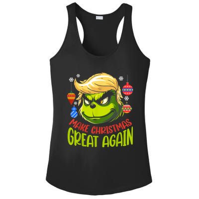 Make Christmas Great Again Donald Trump Xmas Funny Gift Ladies PosiCharge Competitor Racerback Tank