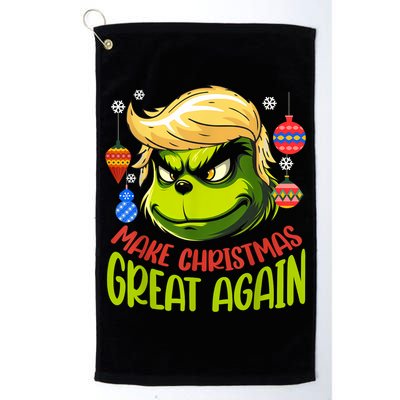 Make Christmas Great Again Donald Trump Xmas Funny Gift Golf Towel