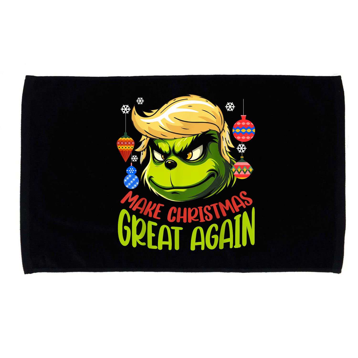 Make Christmas Great Again Donald Trump Xmas Funny Gift Microfiber Hand Towel