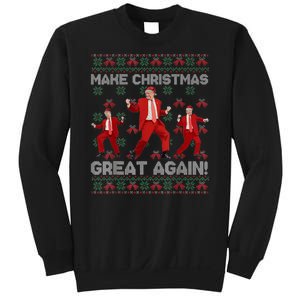 Make Christmas Great Again Santa Trump Dance Ugly Sweater Sweatshirt