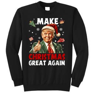 Make Christmas Great Again Santa Funny Trump Xmas Pajamas Sweatshirt