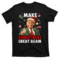 Make Christmas Great Again Santa Funny Trump Xmas Pajamas T-Shirt