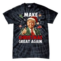 Make Christmas Great Again Santa Funny Trump Xmas Pajamas Tie-Dye T-Shirt