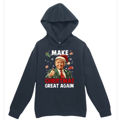 Make Christmas Great Again Santa Funny Trump Xmas Pajamas Urban Pullover Hoodie