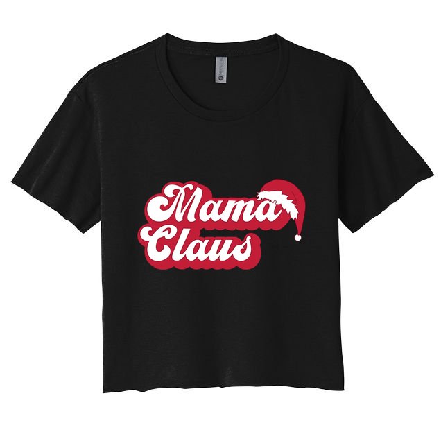 Mama Claus Gift Crop Top