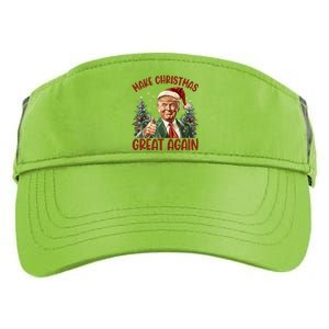 Make Christmas Great Again Donald Trump Funny Holiday Adult Drive Performance Visor