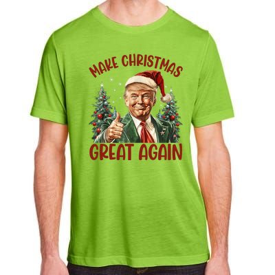 Make Christmas Great Again Donald Trump Funny Holiday Adult ChromaSoft Performance T-Shirt