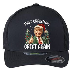 Make Christmas Great Again Donald Trump Funny Holiday Flexfit Unipanel Trucker Cap