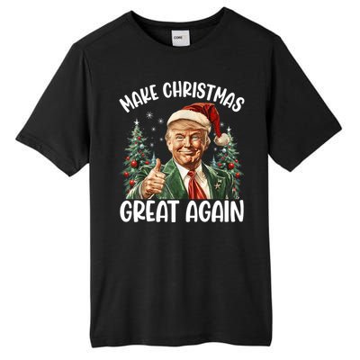 Make Christmas Great Again Donald Trump Funny Holiday Tall Fusion ChromaSoft Performance T-Shirt