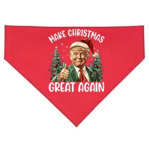 Make Christmas Great Again Donald Trump Funny Holiday USA-Made Doggie Bandana