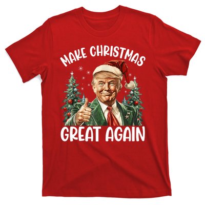 Make Christmas Great Again Donald Trump Funny Holiday T-Shirt