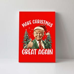 Make Christmas Great Again Donald Trump Funny Holiday Canvas