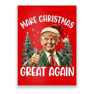 Make Christmas Great Again Donald Trump Funny Holiday Poster