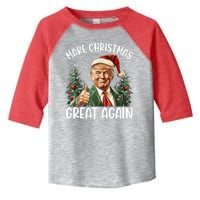 Make Christmas Great Again Donald Trump Funny Holiday Toddler Fine Jersey T-Shirt