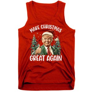 Make Christmas Great Again Donald Trump Funny Holiday Tank Top