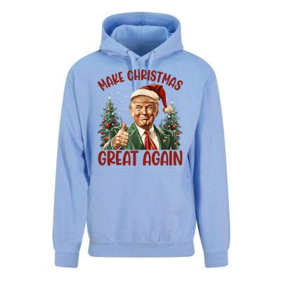 Make Christmas Great Again Donald Trump Funny Holiday Unisex Surf Hoodie