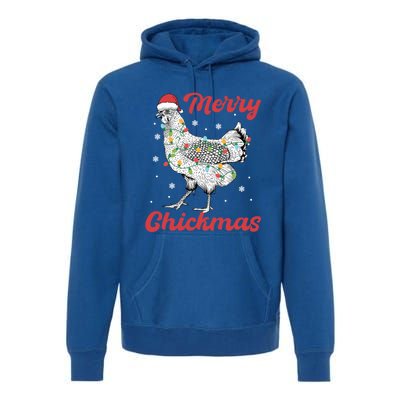 Merry Chickmas Gift Premium Hoodie