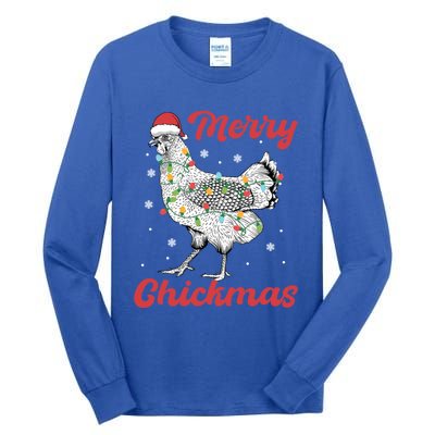 Merry Chickmas Gift Tall Long Sleeve T-Shirt