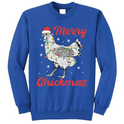 Merry Chickmas Gift Tall Sweatshirt