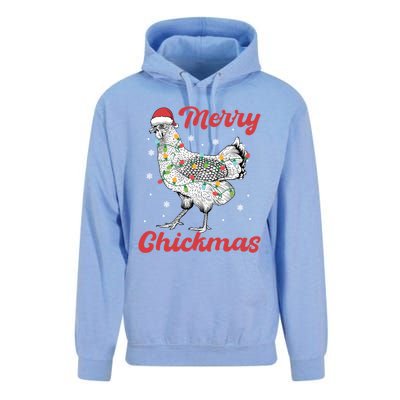 Merry Chickmas Gift Unisex Surf Hoodie