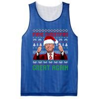 Make Christmas Great Again Santa Trump 2024 Ugly Great Gift Mesh Reversible Basketball Jersey Tank