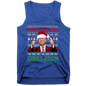 Make Christmas Great Again Santa Trump 2024 Ugly Great Gift Tank Top