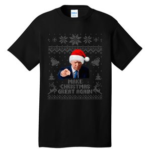 Make Christmas Great Again Donald Trump Holiday Tall T-Shirt