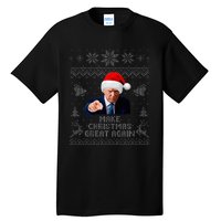 Make Christmas Great Again Donald Trump Holiday Tall T-Shirt