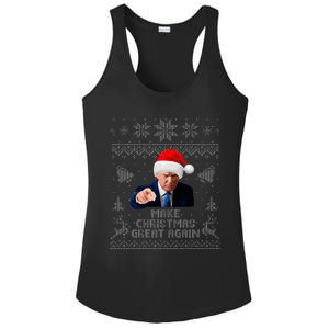 Make Christmas Great Again Donald Trump Holiday Ladies PosiCharge Competitor Racerback Tank