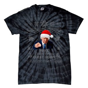 Make Christmas Great Again Donald Trump Holiday Tie-Dye T-Shirt