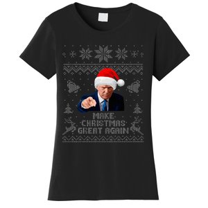 Make Christmas Great Again Donald Trump Holiday Women's T-Shirt