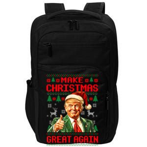 Make Christmas Great Again Xmas Trump Santa Ugly Impact Tech Backpack