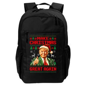 Make Christmas Great Again Xmas Trump Santa Ugly Daily Commute Backpack