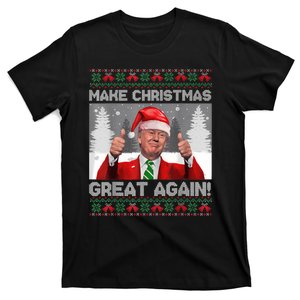 Make Christmas Great Again Funny Trump Pajamas Ugly Sweater T-Shirt