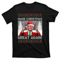 Make Christmas Great Again Funny Trump Pajamas Ugly Sweater T-Shirt