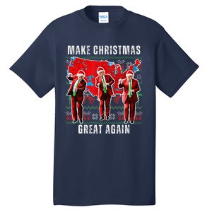 Make Christmas Great Again Trump Pajamas Ugly (11) Tall T-Shirt