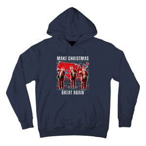 Make Christmas Great Again Trump Pajamas Ugly (11) Tall Hoodie