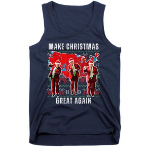 Make Christmas Great Again Trump Pajamas Ugly (11) Tank Top